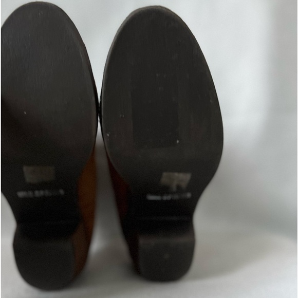 Call It Spring Size 7 Cognac Suede Ankle Booties - Picture 9 of 14